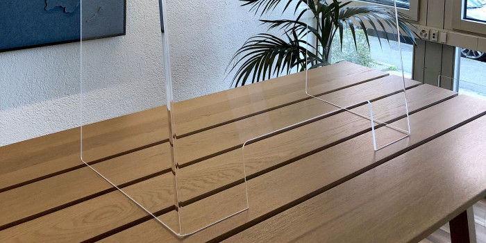 Acryl-Schalter als Hygieneschutz