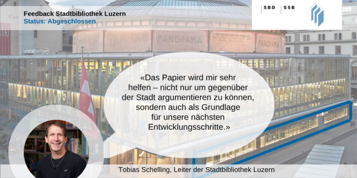 Feedback Stadtbibliothek Luzern